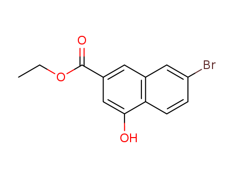 ethyl 7-bromo-4-hydroxynaphthalene-2-carboxylate