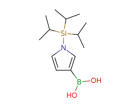 Molecular Structure of 138900-55-7 (1-(Triisopropylsilyl)pyrrole-3-boronic acid)