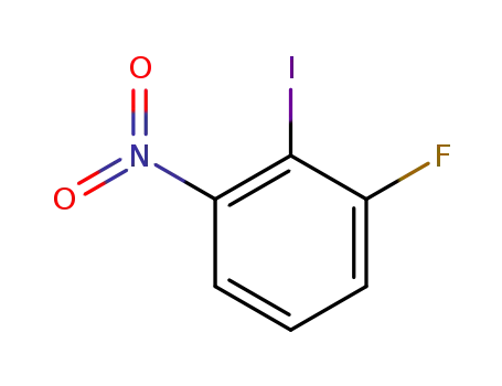 Molecular Structure of 122455-36-1 (2-IODO-3-FLUORONITROBENZENE)