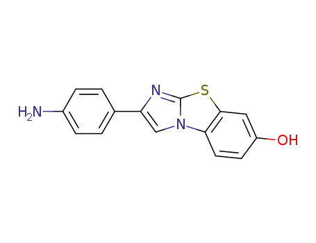 Molecular Structure of 1132827-30-5 (2-(4-Aminophenyl)imidazo[2,1-b]benzothiazol-7-ol)