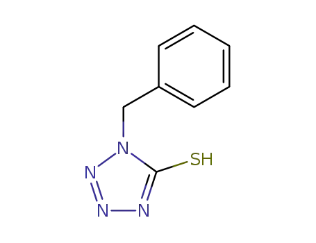 Molecular Structure of 33898-72-5 (1-BENZYL-1H-TETRAZOLE-5-THIOL)