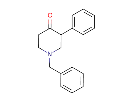Molecular Structure of 446302-83-6 (1-Benzyl-3-phenylpiperidin-4-one)