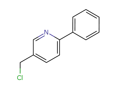 Molecular Structure of 5229-40-3 (5-(CHLOROMETHYL)-2-PHENYLPYRIDINE)