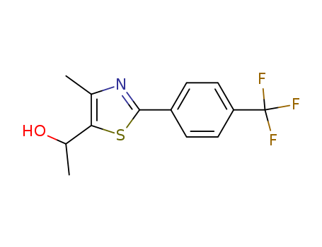 1-[4-Methyl-2-(4-trifluoromethylphenyl)thiazol-5-yl]ethanol