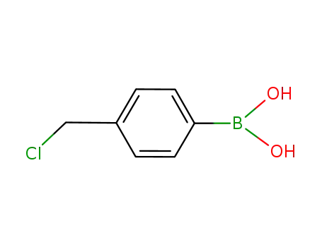 Molecular Structure of 164413-77-8 (4-CHLOROMETHYLPHENYLBORONIC ACID)