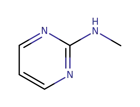 Molecular Structure of 931-61-3 (2-Pyrimidinamine, N-methyl- (9CI))