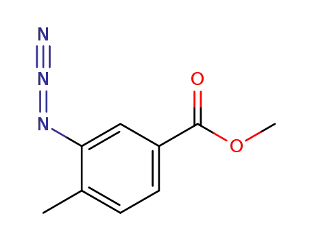 Molecular Structure of 855304-57-3 (methyl 3-azido-4-methylbenzoate)