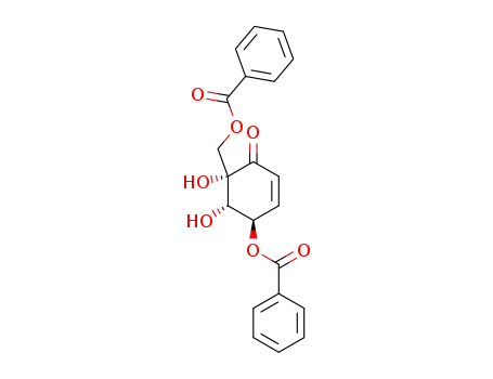 ((1S,5R,6S)-5-(Benzoyloxy)-1,6-dihydroxy-2-oxocyclohex-3-en-1-yl)methyl benzoate