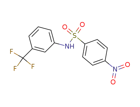 4-nitro-N-(3-(trifluoromethyl)phenyl)benzenesulfonamide