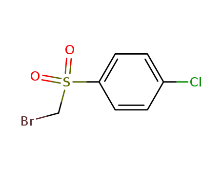Molecular Structure of 61496-36-4 (Benzene, 1-[(bromomethyl)sulfonyl]-4-chloro-)