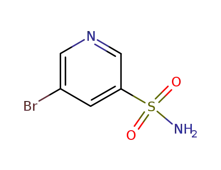 Molecular Structure of 62009-33-0 (5-BROMOPYRIDINE-3-SULPHONAMIDE 98)