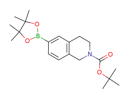 TERT-BUTYL 6-(4,4,5,5-TETRAMETHYL-1,3,2-DIOXABOROLAN-2-YL)-3,4-DIHYDROISOQUINOLINE-2(1H)-CARBOXYLATE CAS No.893566-72-8