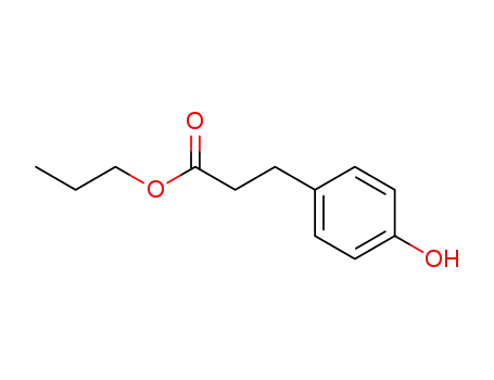 Molecular Structure of 83281-52-1 (3-(4-hydroxyphenyl)propionic acid propyl ester)