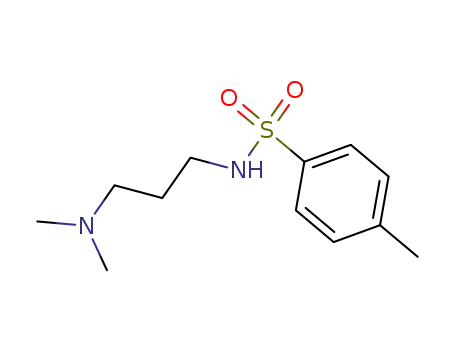 Molecular Structure of 10256-77-6 (N-[3-(Dimethylamino)propyl]-4-methylbenzene-1-sulfonamide)