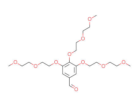 Molecular Structure of 422267-98-9 ((3,4,5-tris(2-(2-methoxyethoxy)ethoxy)phenyl)methanol)