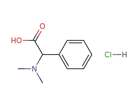 Molecular Structure of 58685-78-2 (2-(dimethylamino)-2-phenylacetic acid (hydrochloride salt))