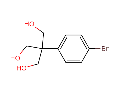 Molecular Structure of 936494-74-5 (2-(4-BROMOPHENYL)-2-(HYDROXYMETHYL)PROPANE-1,3-DIOL)