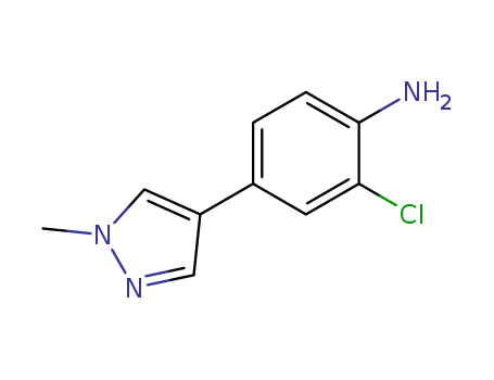 2-chloro-4-(1-methyl-1H-pyrazol-4-yl)aniline