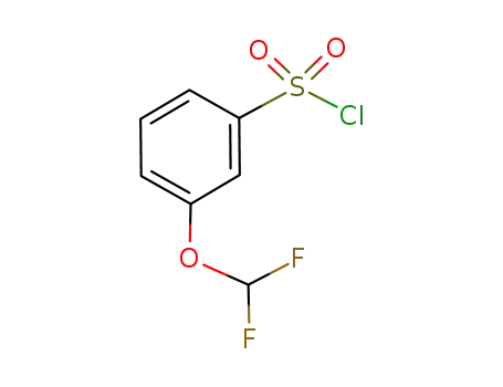 Molecular Structure of 351003-38-8 (3-(DIFLUOROMETHOXY)BENZENESULFONYL CHLORIDE)