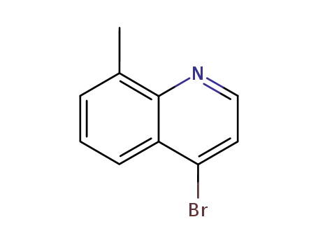 Molecular Structure of 36075-68-0 (4-BROMO-8-METHYLQUINOLINE)