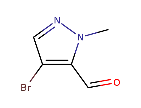 Molecular Structure of 473528-88-0 (4-BROMO-1-METHYL-1H-PYRAZOLE-5-CARBALDEHYDE)