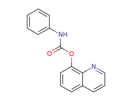 Molecular Structure of 6329-08-4 (quinolin-8-yl N-phenylcarbamate)