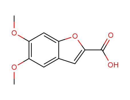 2-Benzofurancarboxylic acid, 5,6-dimethoxy-