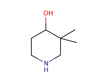 Molecular Structure of 373603-88-4 (3,3-Dimethylpiperidin-4-ol)