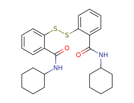 Benzamide,2,2'-dithiobis[N-cyclohexyl- (7CI,9CI)