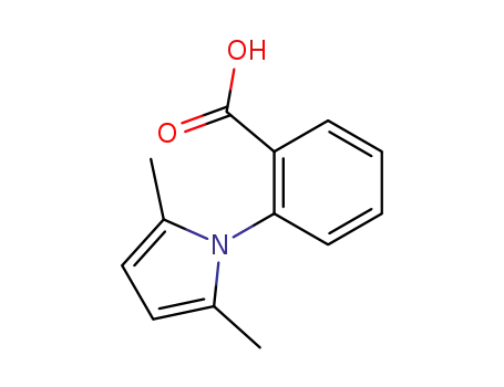 Molecular Structure of 92028-57-4 (2-(2,5-DIMETHYL-1H-PYRROL-1-YL)BENZOIC ACID)