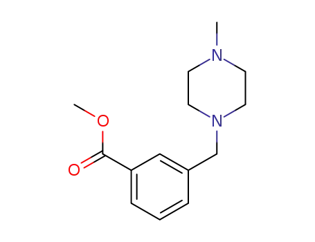 Molecular Structure of 658689-29-3 (METHYL 3-[(4-METHYLPIPERAZIN-1-YL)METHYL]BENZOATE)