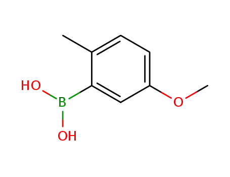 Molecular Structure of 617689-07-3 (5-Methoxy-2-methyl benzeneboronic acid)