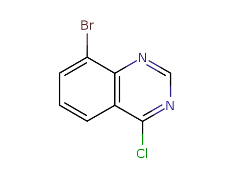Molecular Structure of 125096-72-2 (8-bromo-4-chloroquinazoline)