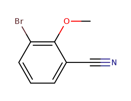 Molecular Structure of 874472-98-7 (3-BROMO-2-METHOXYBENZONITRILE)