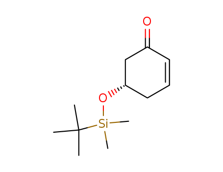 Molecular Structure of 199613-48-4 (2-Cyclohexen-1-one, 5-[[(1,1-dimethylethyl)dimethylsilyl]oxy]-, (5S)-)