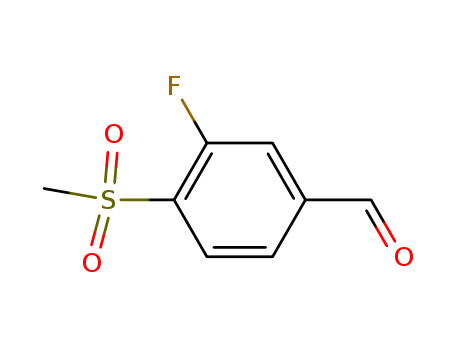 3-FLUORO-4-(METHYLSULFONYL)-BENZALDEHYDE