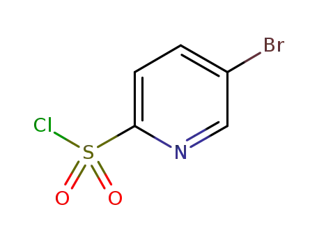 Molecular Structure of 874959-68-9 (5-BROMO-PYRIDINE-2-SULFONYL CHLORIDE)