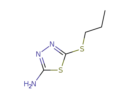 Molecular Structure of 30062-49-8 (2-AMINO-5-N-PROPYLTHIO-1,3,4-THIADIAZOLE)