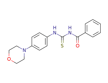 N-(4-morpholinophenylcarbamothioyl)benzamide
