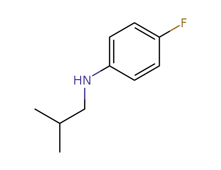 Molecular Structure of 557799-42-5 (Benzenamine, 4-fluoro-N-(2-methylpropyl)-)