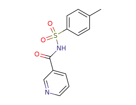 Molecular Structure of 113513-61-4 (3-Pyridinecarboxamide, N-[(4-methylphenyl)sulfonyl]-)
