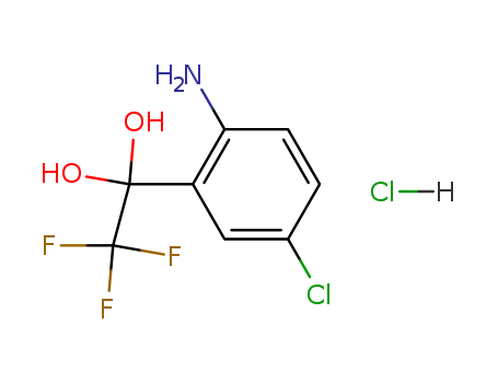 1,1-Ethanediol,1-(2-amino-5-chlorophenyl)-2,2,2-trifluoro-, hydrochloride (1:1)