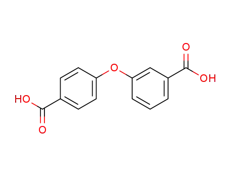 Molecular Structure of 62507-84-0 (Benzoic acid, 3-(4-carboxyphenoxy)-)