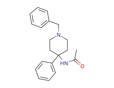 Molecular Structure of 172733-78-7 (4-(ACETYLAMINO)-1-BENZYL-4-PHENYLPIPERIDINE)