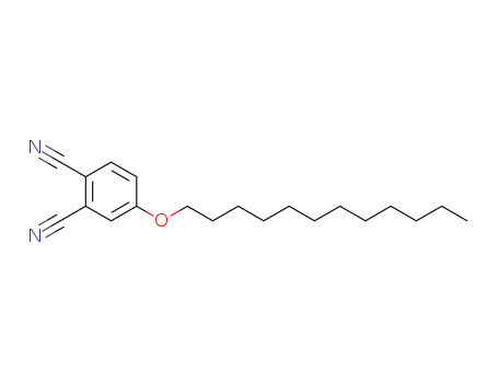 Molecular Structure of 161082-75-3 (4-N-DODECYLOXYPHTHALONITRILE)