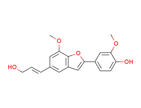 Phenol,4-[5-[(1E)-3-hydroxy-1-propen-1-yl]-7-methoxy-2-benzofuranyl]-2-methoxy-