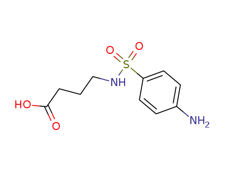 Molecular Structure of 457942-90-4 (Butanoic acid, 4-[[(4-aminophenyl)sulfonyl]amino]-)