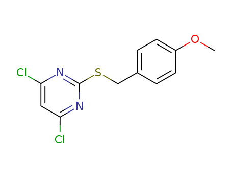 4,6-DICHLORO-2[[(4-METHOXYPHENYL)METHYL]THIO]PYRIMIDINE