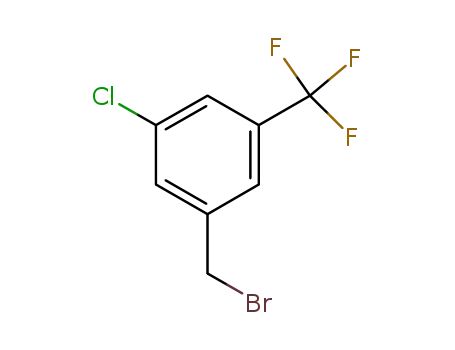 Molecular Structure of 886496-91-9 (3-CHLORO-5-(TRIFLUOROMETHYL)BENZYL BROMIDE)