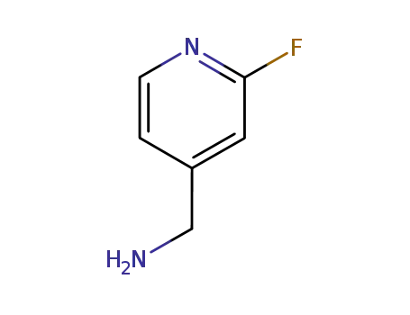 Molecular Structure of 777056-79-8 (4-Pyridinemethanamine,2-fluoro-(9CI))